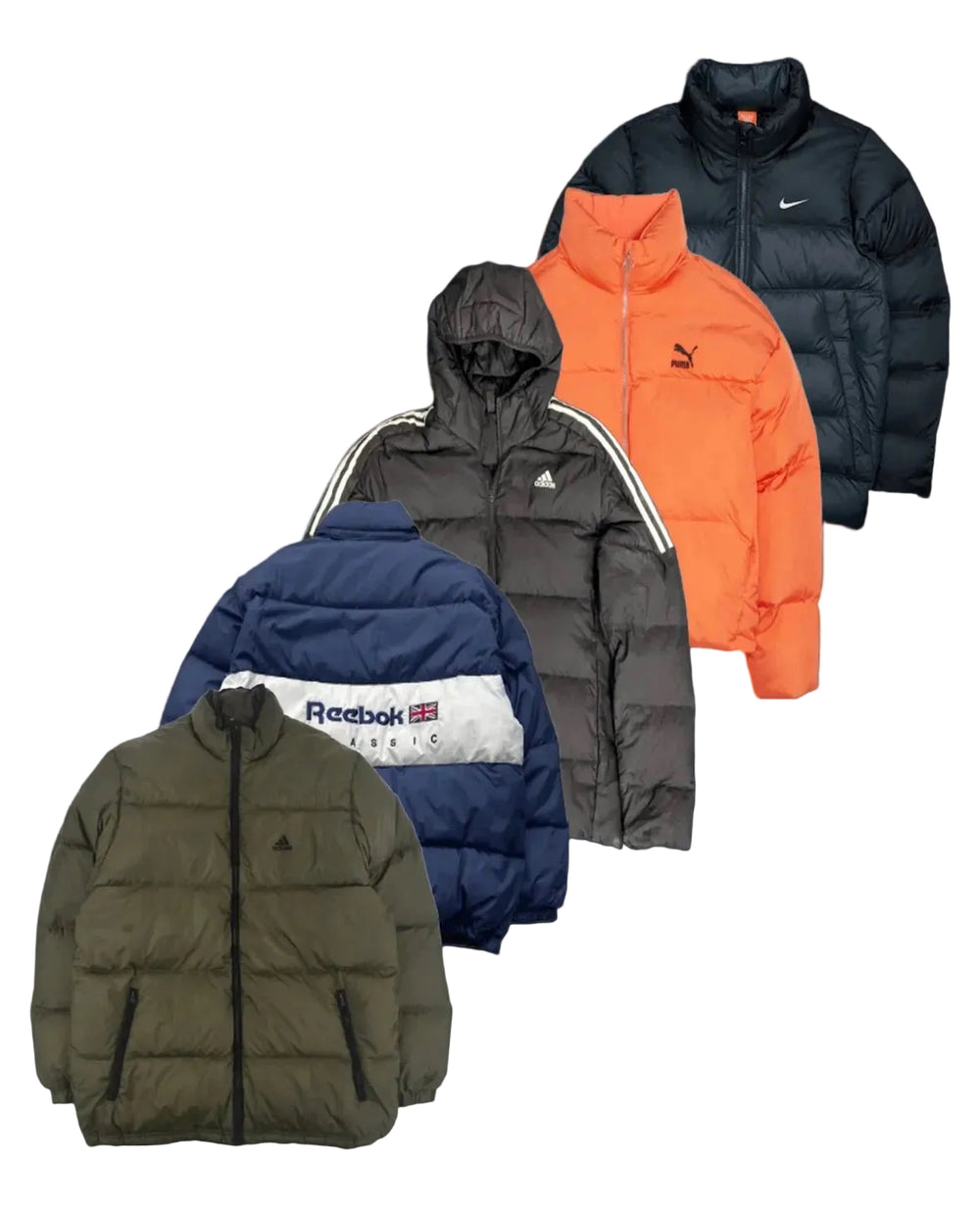 10X Mix Branded Puffer Jacken