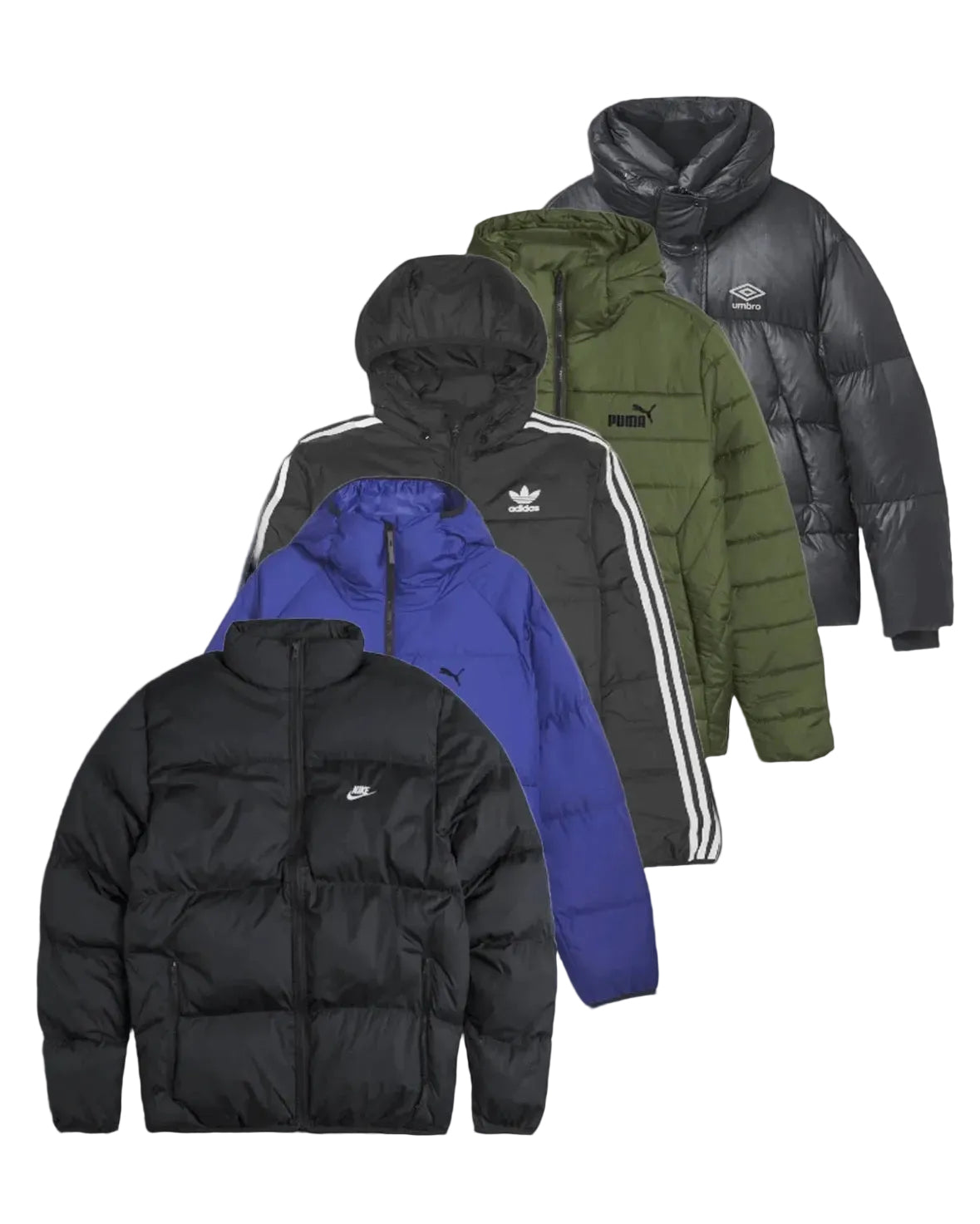 10X Mix Branded Puffer Jacken